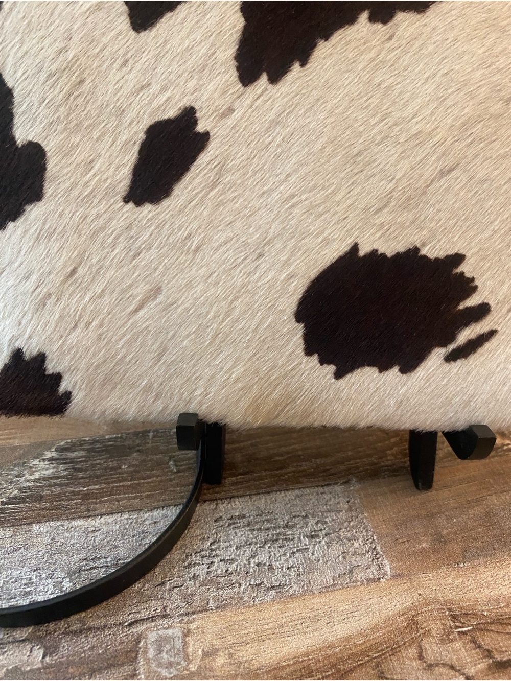 Fossil Brown & White Cowhide Crossbody Bag - Picture 3 of 12